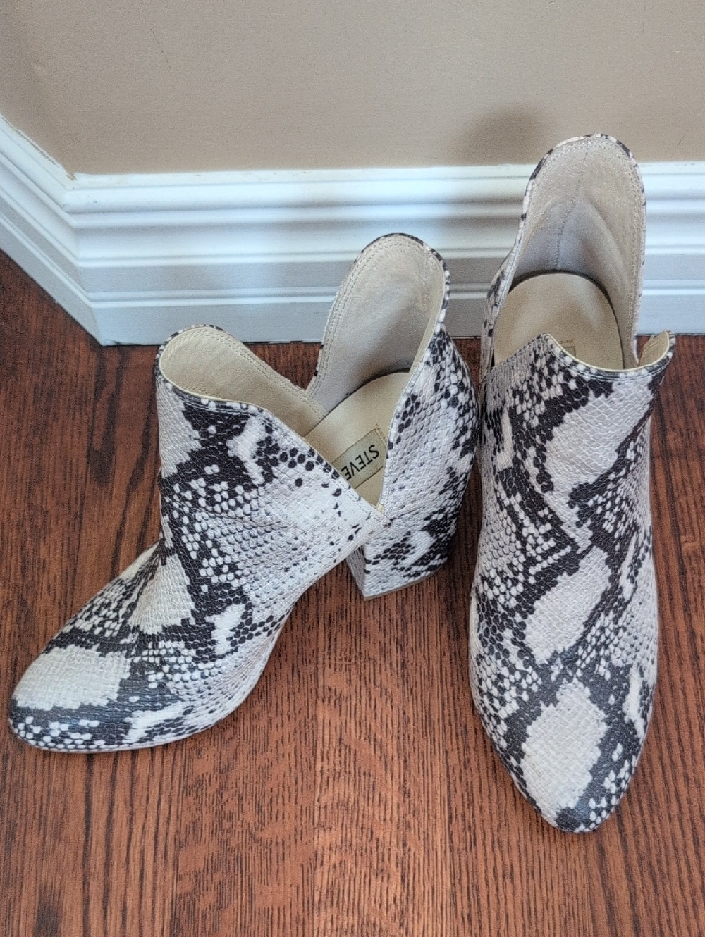 Steve Madden, Snakeskin Ankle Boots